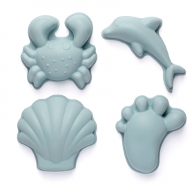 Scrunch Silikonové formičky do piesku Duck Egg Blue {PRODUCT_REFERENCE}-1