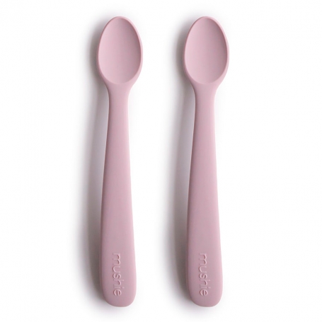 Mushie Detská silikónová lyžička Soft Lilac 2ks {PRODUCT_REFERENCE}-1