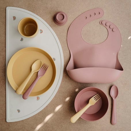 Mushie Detská silikónová lyžička Soft Lilac 2ks {PRODUCT_REFERENCE}-1