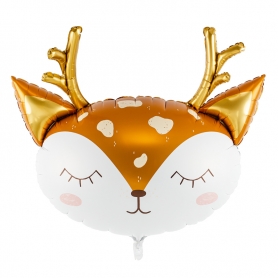 PartyDeco Fóliový balón Jeleň 73x64cm {PRODUCT_REFERENCE}-1