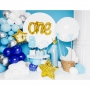PartyDeco Fóliový balón Číslo 1 s korunkou bledo modrý 100cm {PRODUCT_REFERENCE}-3