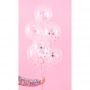 PartyDeco Balóny so striebornými konfetami 30cm 6ks {PRODUCT_REFERENCE}-2