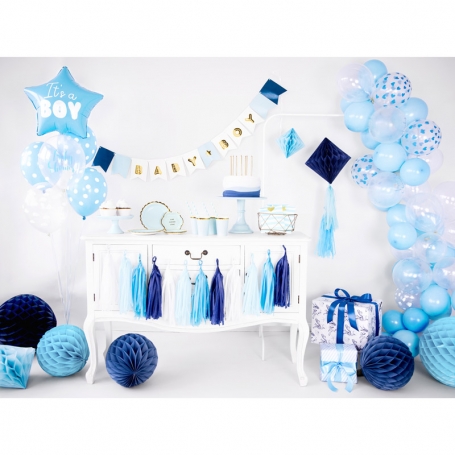 PartyDeco Balóny Biele obláčiky 30cm 6ks {PRODUCT_REFERENCE}-1
