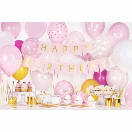 PartyDeco Balóny Biele obláčiky 30cm 6ks {PRODUCT_REFERENCE}-1