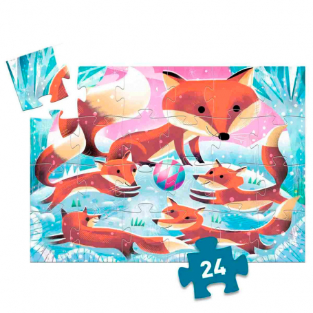 Djeco Puzzle Líška Ginger, 24 dielov {PRODUCT_REFERENCE}-1