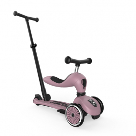 Scoot & Ride Odrážadlo kolobežka 2v1 Highwaykick 1 Push and Go wildberry {PRODUCT_REFERENCE}-1