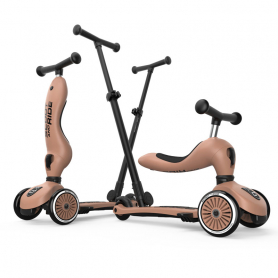 Scoot & Ride Odrážadlo kolobežka 2v1 Highwaykick 1 Push and Go mocha {PRODUCT_REFERENCE}-1