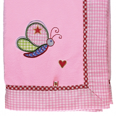 Spiegelburg Kuscheldecke BabyGlück, rosa 93122-1