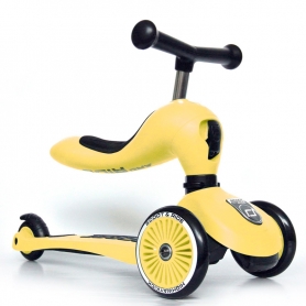 Scoot & Ride Odrážadlo kolobežka 2v1 Highwaykick 1 lemon {PRODUCT_REFERENCE}-1