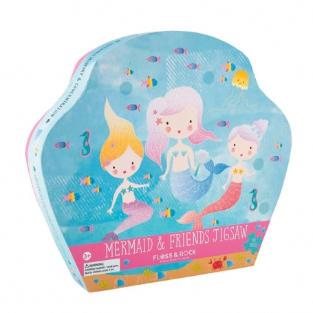 Floss & Rock Puzzle Morská panna, 40 dielikov {PRODUCT_REFERENCE}-1