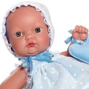 Asi Bábika bábätko Gordi 28cm, v modrých šatách s hrkálkou {PRODUCT_REFERENCE}-2