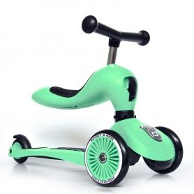 Scoot & Ride Odrážadlo kolobežka 2v1 Highwaykick 1 kiwi {PRODUCT_REFERENCE}-1