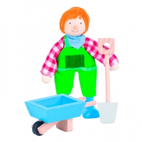 Goki Flexible puppet farmer 51635-1